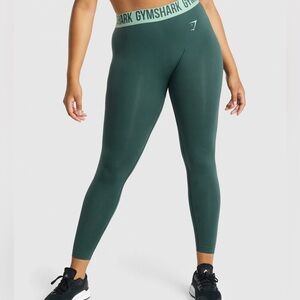 Gymshark Fit Seamless Leggings in Hunter Green